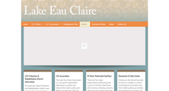 Desktop Screenshot of lakeeauclaire.org